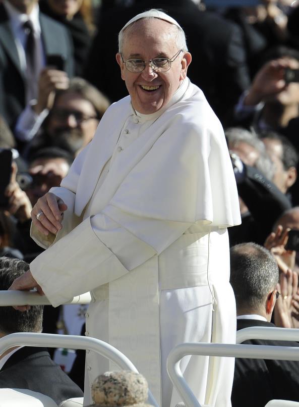 In+just+his+first+year+as+the+leader+of+the+Catholic+Church%2C+Pope+Francis+has+sparked+a+new+interest+in+the+faith+and+has+many+people+talking.+