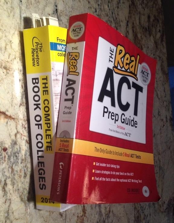 The+Real+ACT+Prep+Guide+book+features+five+real+ACT+tests+for+students+to+take+and+study+from+to+achieve+their+goal+score+for+college.++