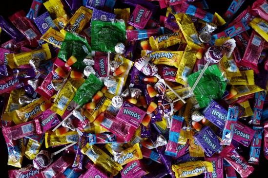 Every year the temptation of free candy motivates trick-or-treaters to suit up in their costumes and travel from house to house (Photo Credit: Bridgette Conniff). 