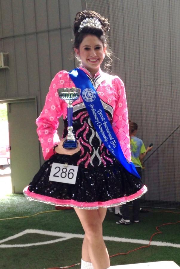 Junior Sarah Dwyer will be going to Nationals this 

summer to compete against some of the best Irish dancers in the country (Photo Credit: Alana Sullivan). 
