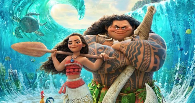“Moana” follows the chief’s daughter in her quest to find Maui, the
stolen heart of her crumbling island, and her own true destiny. (Photo Credit: Disney via DwayneJohnson/Twitter)