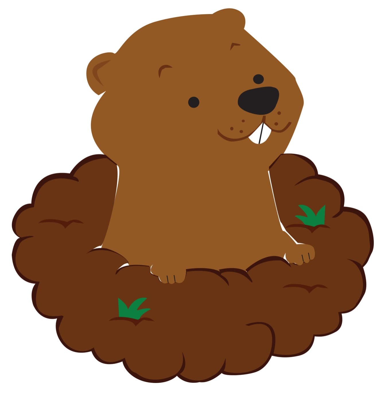 Punxsutawney Phil, an allegedly 131-year-old groundhog, makes his
yearly appearance each February to predict either upcoming snow or an
early spring. (Graphic Credit: Megan Hutter)