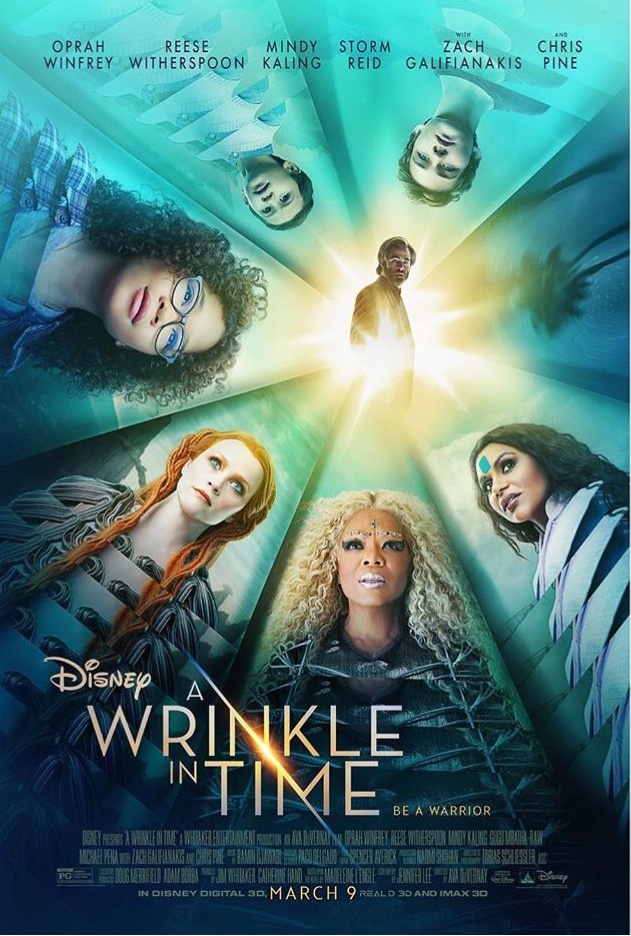 Disney’s A Wrinkle in Time imaginatively explores the consequences a man’s scientific discovery has on his daughter, his community, and the entire universe. (Photo credit: Instagram)