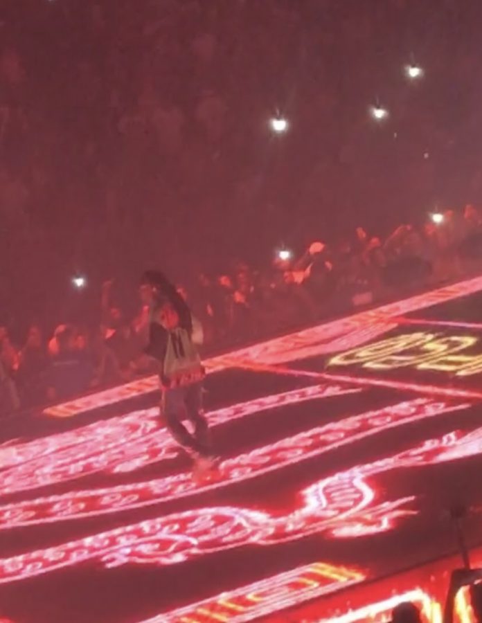 Set of Drake’s Scorpion Tour featuring Migos (one member pictured) which was nominated for best rap tour. 
Photo by Keiley Black