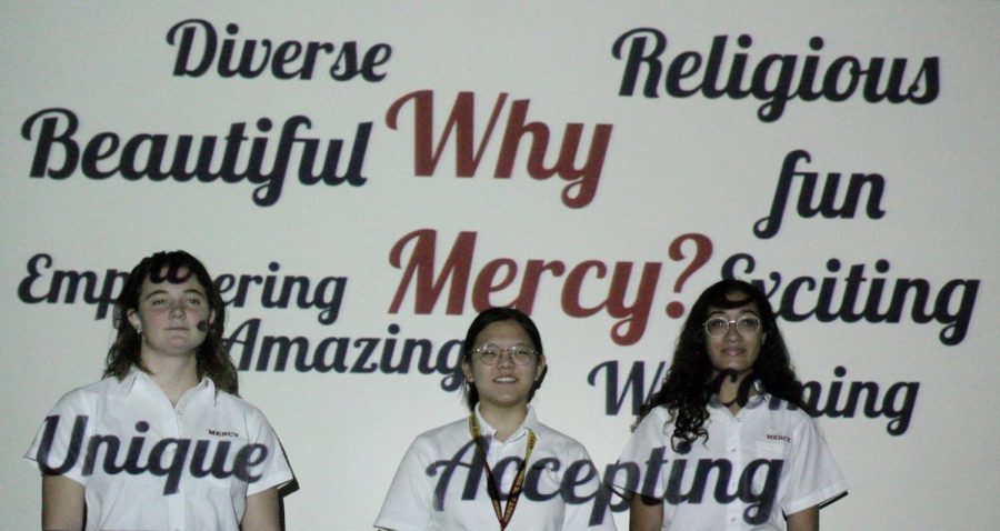 Girls come to Mercy for the opportunities and aspects that make our school so unique. Photo illustration by Dunya Kizy 