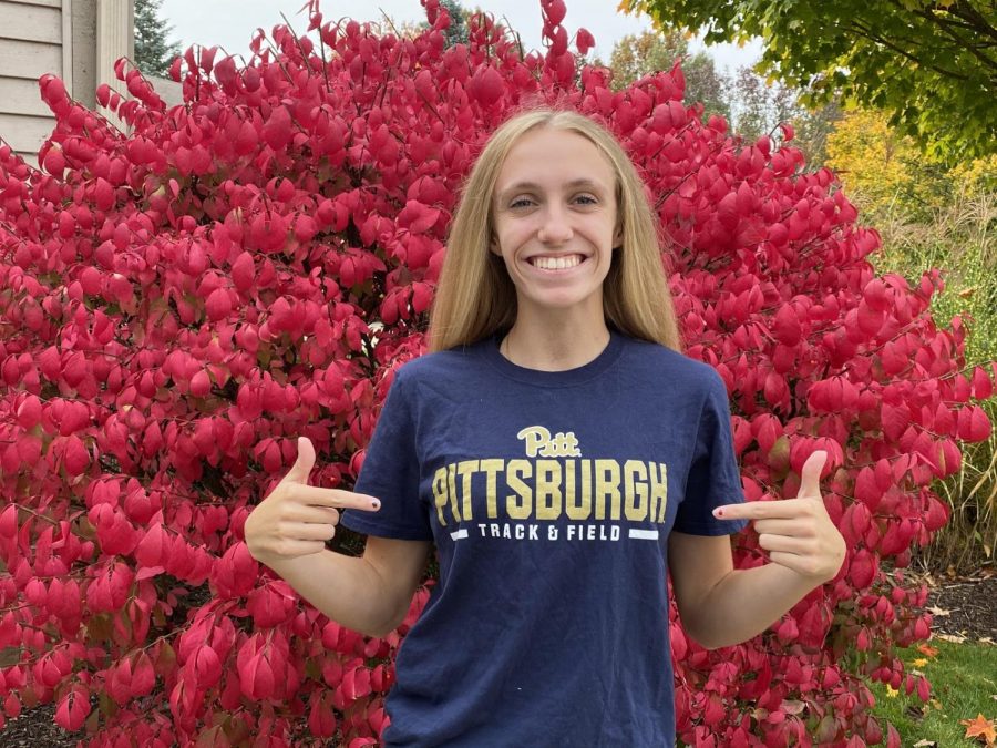 Senior Mackenzie Sullivan publicly committed to run at the University of Pittsburgh, a Division I school, in early October.