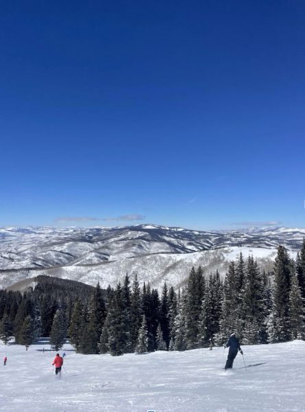 The view of Vail, Colorado as captured by junior, Maddie Linton