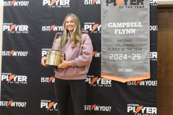 Campbell Flynn ‘25 wins Volleyball National Gatorade Player of the Year