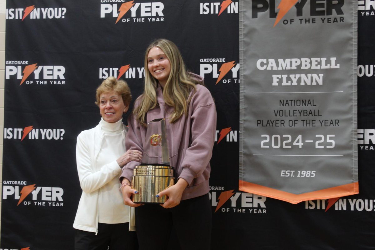 Campbell Flynn ‘25 wins Volleyball National Gatorade Player of the Year